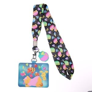 Loungefly Disney Winnie The Pooh Heffa-Dream Lanyard with Cardholder NWT